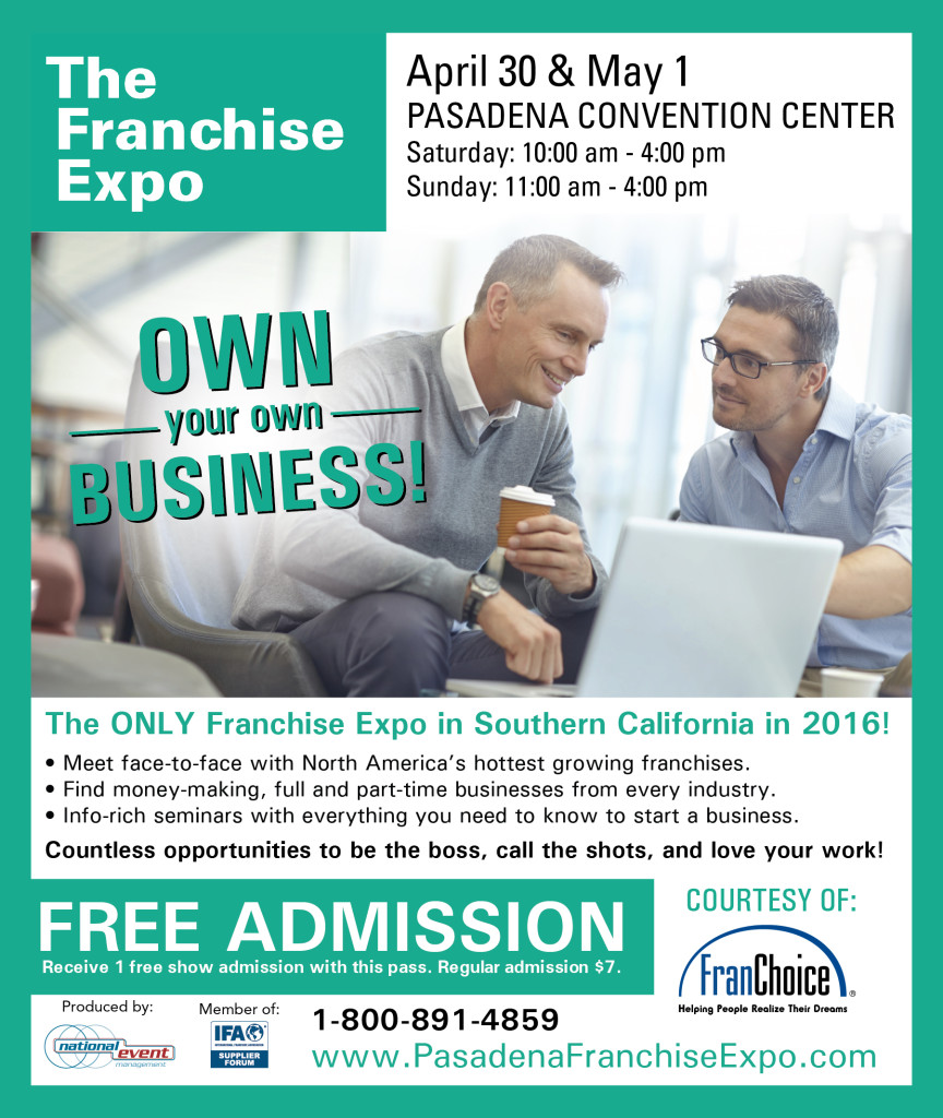 pasadena franchise expo